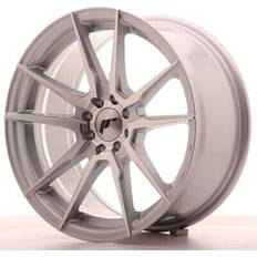 Car Rims Japan Racing jr21 alloy wheel 17x8 - 5x110 5x120 et35 - silver