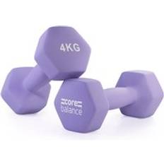 Neoprene Hex Dumbbells Set Of 2 Cast Iron Hexagonal Hand Weights 4kg