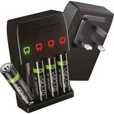 Batteries & Chargers Venom plug in wall battery charger for rechargeable aa and aaa batteries