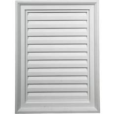 Roof Accessories Ekena Millwork W 22 H Urethane Gable Vent Louver Non-Functional