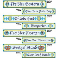 Calcomanías y Decoraciones de Pared Beistle Oktoberfest Sign Cutouts