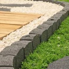 Grey Garden Ornaments Oseasons Roman Stone Rubber Pathway Grey 8cm
