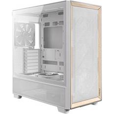 Antec Flux Mid Tower Tempered Glass White/Wood Case