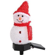 Akozon LED Solar Garden Lights, Christmas Snowman Solar Garden Lamp