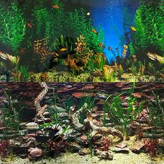 background double-sided repeating aquarama shalescape fish tank