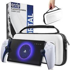Orzly Carry case designed for playstation portal remote player ps5 console