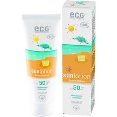 Nattljusolja Eco Cosmetics Ekologisk Sollotion Neutral SPF 50 Sheasmör & Nattljusolja 125 ml