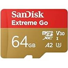 SanDisk 64GB Extreme Go Micro SDXC Card Adapter