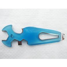 Wallets & Key Holders Securefix Direct Shackle Key Multi Purpose Blue Plastic Coated Stainless Steel Bottle Operner Key Ring