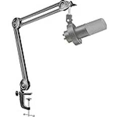 Fifine Mikrofontillbehör Fifine mikrofon arm, justerbar mikrofonstativ, 3/8 tum till 5/8 tum adapter, mikrofonklämma, tre buntband