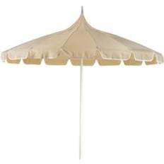 Beliani Balkongparasoll Minoa Beige