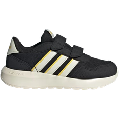 Adidas Kid's Run 60s - Core Black/Off White/Utility Yellow