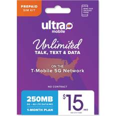 Ultra Mobile Ultra Mobile $15/mo Prepaid Phone Plan