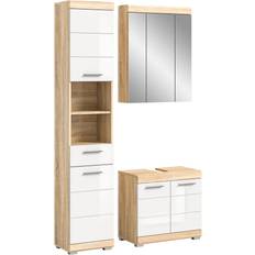 Xonox.home Badkombination badezimmer-set badezimmermöbel badmöbel sonoma eiche lambada