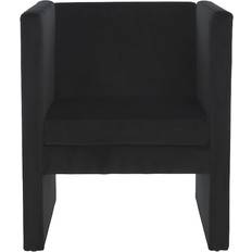 Lounge Chairs Safavieh Gisle Black Lounge Chair 30"