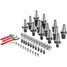 VEVOR CAT40 Collet Holder ER 16/32 Collet Set, 35 PCs, SLN FMB ER16/32 APU Tool Holders Spring Steel Collet Chucks with 10 Pull Studs and 3 Wrenches