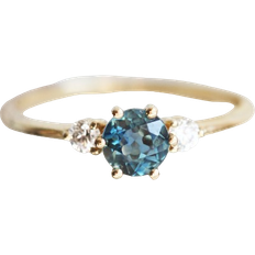 Capucinne Kelly Ring - Gold/Sapphire/Diamonds