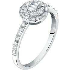 Christ Ring - White Gold/Diamonds