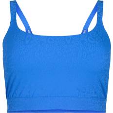 Zizzi Blå Badetøj Zizzi Leo Structure Bikini Top - Blue