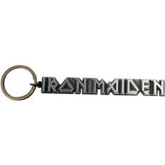 Iron Maiden Logo Keyring - Silver