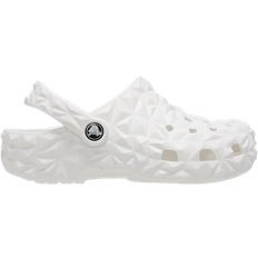 Boys - White Slippers Crocs Kid's Classic Geometric Clog - White