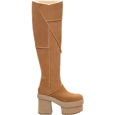 Plateau Hohe Stiefel UGG New Heights Platform Xtra - Chestnut