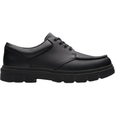 TPR Children's Shoes Clarks Youth Lorcam Edge - Black Leather