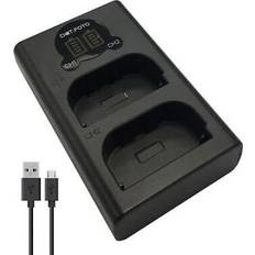 lcd dual charger dmw-blk22 dmw-btc15 type panasonic lumix dc-s5