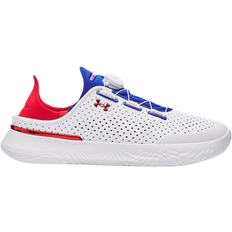 Fast Lacing System - Men Gym & Training Shoes Under Armour SlipSpeed - White/Royal/Red