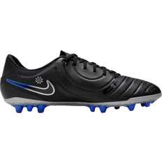 Nike Tiempo Zapatos Nike Tiempo Legend 10 Academy AG Low Top M - Black/Hyper Royal/Chrome