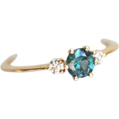 Capucinne Elle Ring - Gold/Sapphire/Diamonds