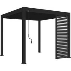 Pergola pergola Weide Weide Horizontale Lamellenwand Weide Pergola