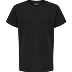 Hummel Kid's Red Basic S/S T-shirt - Black