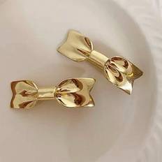 Shein Cute Metallic Bowknot Hair Clip W Alligator Hair Clip AllMatch