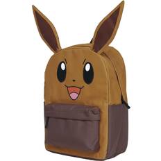 School Bags BioWorld Pokemon Eevee 3D Ears And Embroidered Face Laptop Travel Backpack For Women Men