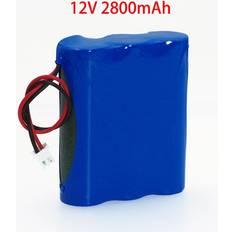 LiitoKala Liitokala 12v 18650 2600 mah litium-ion batteripakke Observere cctv kamera batteri 12.6 v 1.8a 2a 2.2a 2.5a 2.6a 2.8a 3a batterier