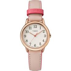 Timex Timex tw2r62800, easy reader, pink leather watch, indiglo, 0.06