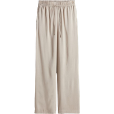 H&M Wide Pull On Trousers - Light Beige