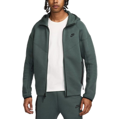 Sì - Uomo Maglioni Nike Men's Sportswear Tech Fleece Windrunner Full Zip Hoodie - Vintage Green/Black