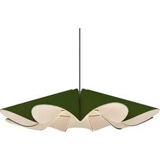 Bruck Lighting Delfina Acoustic Green Pendant Lamp 39.4"