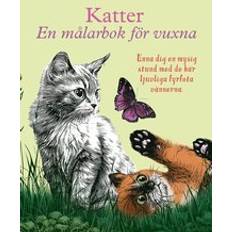 Katter en målarbok för vuxna