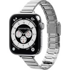 Silber Uhrenarmbänder Laut Laut Links Petite Stainless steel band Apple 42/44/45/49mm