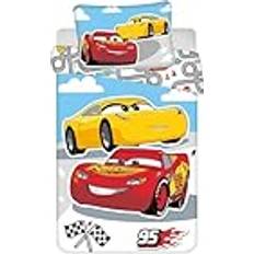 Bettwäsche-Sets Jerry Fabrics Disney cars baby bettwäsche 40 + 100 Mehrfarbig Babybett 100.1x134.9cm