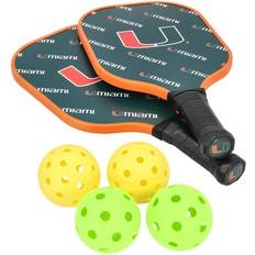 Pickleball Paddles Jardine Miami Hurricanes Pickleball Paddle Set