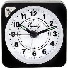 LA CROSSE TECHNOLOGY Travel alarm clock, quartz movement, black 20078 Schwarz 2.5