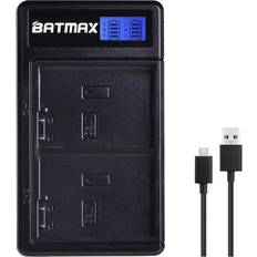 Batmax Batterie Batmax EN-EL14 EN-EL14a LCD USB double chargeur pour Nikon,D5600,D5500,D5300,D5200,D5100,D3200,D3300,P7800,P7700,P7100,P7000 1 chargeur