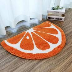 Shein pc xcm xinch Fruit Pattern Mat Soft Orange 40x60cm