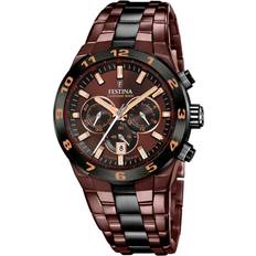 Festina Chrono Bike Special Edition F20708/1 Herr 45 mm Analogt Mineralglas Brown 20 mm
