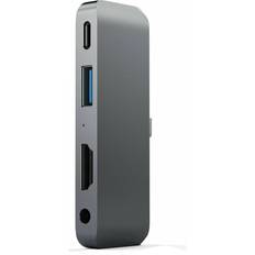 Satechi Dockningsstationer Satechi Aluminum Type-C Mobile Pro Hub Adapter