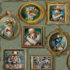 regal beasts wallpaper 13792 sage